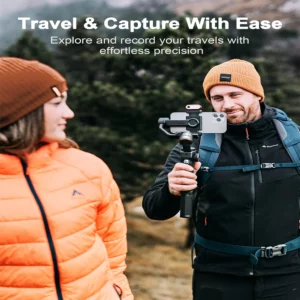 Hohem Office Gimbal iSteady M6 3-Axis Cell phone stabilize for xiaomi with AI tracker Magnetic Fill Light Full Color Video Vlogg - Image 2