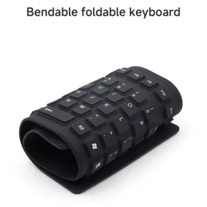 Portable Mini Keyboard 85 Keys Flexible Waterproof Soft Silicone Gaming Keyboard Laptop Foldable Wired USB Keyboard for MacBook - Image 6