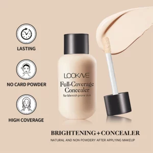 Full Cover Liquid Concealer Cream Makeup 12ml Invisible Eye Dark Circles Cream Face Foundation Waterproof Make Up Base Cosmetics - Image 5
