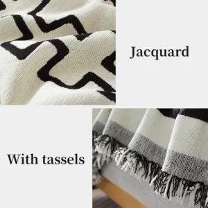 Geometry Bohemia Couch Cloth All-purpose Modern Sofa Cover Cloth Double-sided Anti-cat Scratching Sofa Bed Slipcover Blankets - Image 3