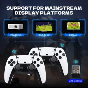M15 4K Game Stick Mini Video Games Consoles Retro Handheld 20000 Games Player HD Video Game Stick 2.4G Double Wireless Controlle - Image 4