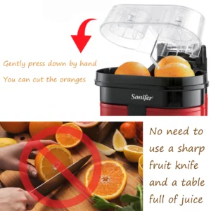 Press Orange Juicer Machine Double Citrus Juicer Maker Extractor Machine Home Kitchen Lemon Pomegranate Fruit Squeezer Sonifer - Image 4