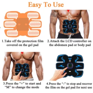 Remote Controller EMS Muscle Stimulator Smart Electric Fitness Abdominal Training Weight Loss Stickers Body Slimming Massager - Image 5