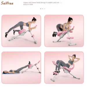 Selfree-Home Abdominal Rolling Machine Sit-ups Pull Rope Exercise Trainer Beautiful Waist and Hip Lift Equipment Effective 2023 - Image 3
