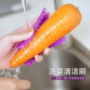 Kitchen Cleaning Tools Silicone Dish Scrubber Crevice Brush Household Fruit and Vegetable Clean Brush Cleaning Accessories - Image 2