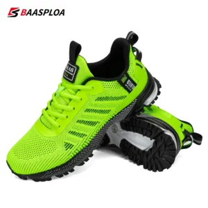 Men's Running Shoes Baasploa Male Sneakers Shoes Breathable Mesh Outdoor Grass Walking Gym Shoes For Men Plus Size 41-50 - Image 5