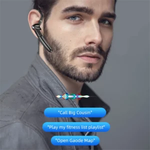 Bluetooth 5.0 Headphones TWS Wireless Earphones Fingerprint Touch Business Headset HIFI Stereo Waterproof Earpiece for Xiaomi - Image 5