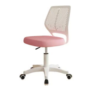 Mesh Task Chair 2024 Edition Pink Office Chair with Plush Padded Seat Swivel Adjustable Desk Chair Ergonomic Office Chair - Image 6
