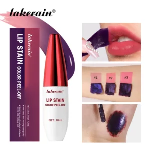 Peel Off Rose Pink Lip Gloss Matte Outline Contour Tattoo Lip Stain Waterproof Transfer Resistant Tear Off Natural Lip Tint - Image 3