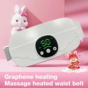 Menstrual Heating Pad Smart Warm Palace Belt Waist Vibration Massage Device Abdominal Massager for Cramps Period Pain Relief - Image 4