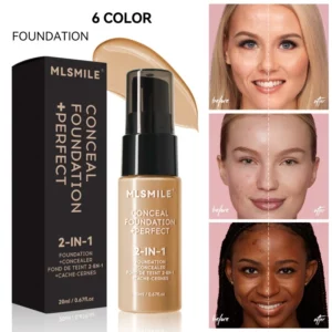 Waterproof Face Foundation Cream Oil-Control Matte BBCream Lasting Liquid Concealer Full Coverage Matte Base Face Makeup Women - Image 3