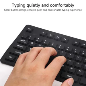 Portable Mini Keyboard 85 Keys Flexible Waterproof Soft Silicone Gaming Keyboard Laptop Foldable Wired USB Keyboard for MacBook - Image 3