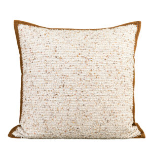 Orange Tweed Pillows Ivory Cushion Case 50x50 30x50 Luxury Decorative Pillow Cover For Sofa Chair Modern Living Room Home Decor - Image 2