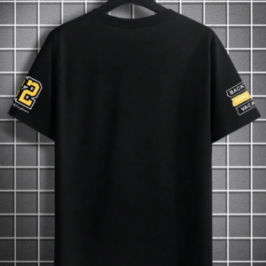 Men's casual fashion short-sleeved T-shirt 3D printing letters printing summer outdoor street daily breathable wear - Image 5