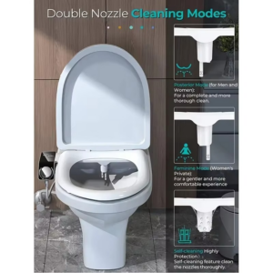1 Set Portable Bidet For Women Self-Cleaning Toilet Attachment With Non-Electric Spray Washer Hygienic Bathroom Accessories - Image 6