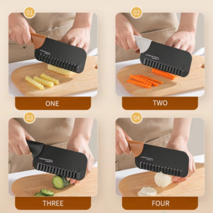 Stainless Steel Potato Chip Slicer Potato Wave Cutting French Fries Wave Slicers Vegetable French Fry Maker Shredding Knife - Image 3