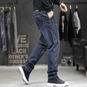 Summer Designer Clothes High Quality Punk Harajuku Fashion Casual Plus Size Slim Fit Denim Jeans for 2024 Cowboy Pants for Men - Image 6