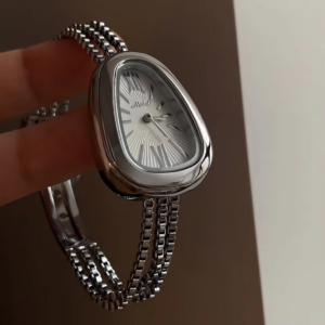 Light luxury niche snake head women's quartz watch high-end temperament bracelet women's watch snake chain women's watch gift - Image 4