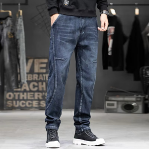 Summer Designer Clothes High Quality Punk Harajuku Fashion Casual Plus Size Slim Fit Denim Jeans for 2024 Cowboy Pants for Men - Image 7