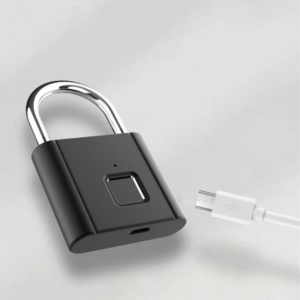 Smart Fingerprint Padlock Waterproof Biometric Fingerprint Keyless Door Lock USB Rechargeable Security Padlock for House Unlock - Image 6