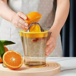 Manual juicer with scale measuring cup fruit press simple orange lemon juice cup - Image 6
