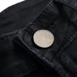 Stylish Street Style Men Hiphop Holes Stretch Slim Pencil Jeans Trousers Male Distressed Cotton Skinny Denim Pants - Image 5