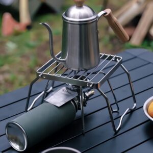 Ourdoor Stainless Steel Camping Grill Portable Foldable Mini Grill Rack Burner Stove Stand For Picnic Cooking Camping Equipment - Image 4