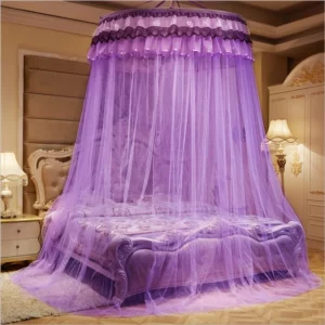 New Design Hung Dome Princess Mosquito Net Insect Bed Canopy Netting Lace Round Mosquito Nets Protect You with Good Sleepping - Image 2