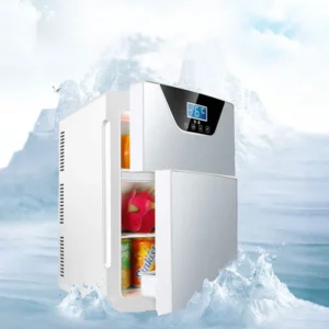 20L Kitchen Refrigerator Dual-Door Fridge Freezer Electric Refrigerator Household Rental Frigobar Dual-use Cold Frigidaire - Image 2