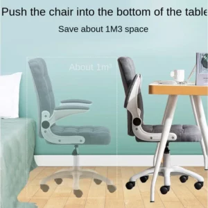 JOYLIVE Adjustable Home Office Chair Lift Swivel Chair Computer Chair Sliding Backrest Dormitory Chair Meeting Room Home Use - Image 3
