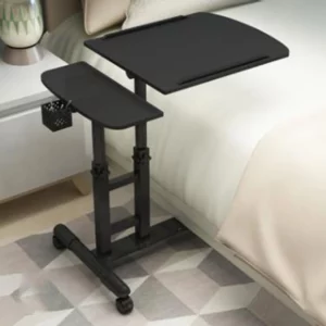 Foldable Computer Table Portable Standing Desk Bed Side Table Height Adjustable Laptop table Furniture with pen holder - Image 2