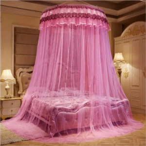 New Design Hung Dome Princess Mosquito Net Insect Bed Canopy Netting Lace Round Mosquito Nets Protect You with Good Sleepping - Image 5