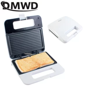 Electric Panini Sandwich Machine Multifunction Baking Pan Light Food Breakfast Maker Waffle Bread Toaster Omelette Steak Grill - Image 6