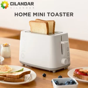 New 2025 PinLo Bread Toaste With Removable Crumb Tray Toasters Cooking Appliances Home 2 Slices Mini Auto Breakfast Toaster - Image 2