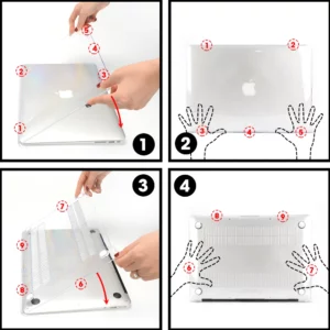 Foggy Laptop Case For Macbook Air 13 A2337 A1466 For Mac M1 Chip Pro 13.3 A2338 For Macbook Pro 14 16 Matte Protective Cover - Image 6