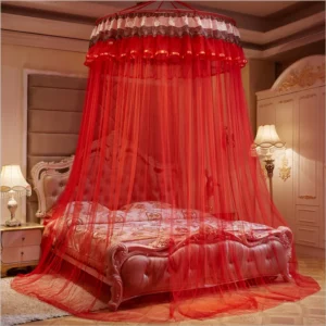 New Design Hung Dome Princess Mosquito Net Insect Bed Canopy Netting Lace Round Mosquito Nets Protect You with Good Sleepping - Image 3