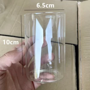 Simple Candle Cup Holder Transparent European Candlestick Empty Cups Candles Glass Light Jar Wedding Restaurant Candle Container - Image 4