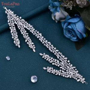 YouLaPan HP496 Rhinestone Bridal Headband Woman Headpiece Wedding Hair Accessories Bride Tiara Pageant Headdresses Wedding Tiara - Image 6