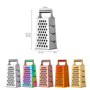 Stainless Steel Multi Functional Vegetable Cutters Grater For Carrots Potato Slicer Kitchen Tool Ginger Garlic Grinding Grater - Image 6