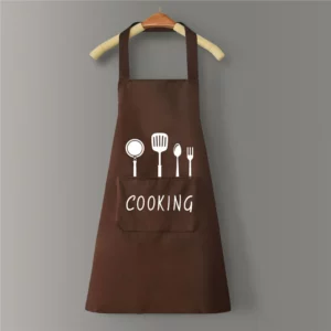 Kitchen Household Cooking Apron Men Women Oil-Proof Waterproof Adult Waist Fashion Coffee Overalls Apron Kitchen Accessories - Image 4