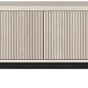 Henn&Hart Whitman TV Stand, 70" Wide, White - Image 2