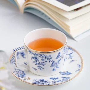 European Bone China Coffee Cups and Saucers Set Exquisite British Afternoon Tea Tea Set Gift Box Wedding Birthday Gift - Image 3