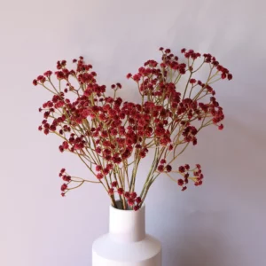 62CM/pc 81 High Quality Small Flowers Autumn Color Feel Soft Rubber Gypsophila Dry Flower 6 Color PVC Bouquet Home Garden Decor - Image 3