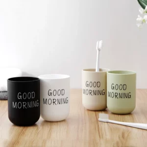 Portable Couple Toothbrush Washing Mouth Cups Plastic Home Hotel Tooth Brush Holder Bathroom Accessories Mouthwash Storage Cups - Image 5