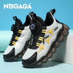Children's Fashion Sports Shoes Boys' Running Leisure Shoes Mesh Comforthable Outdoor Kids Casual Tennis Light Sneakers Shoes - Image 3