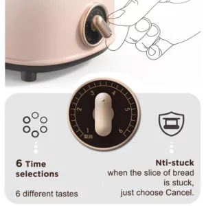 Bread Toaster for sandwiches Waffle maker electric kitchen Double Oven 220V mini Toaster hot air convection for headed bread - Image 3