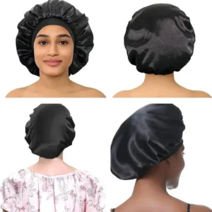 Bonnet Satin Sleeping Hat Hair Night Sleep Cap Head Cover Shower Caps for Bath and Sauna Bathing Shower Cap Bathroom Products - Image 2