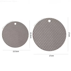 Multifunctional Kitchen Silicone Tableware Mat Round Non Slip Heat Resistant Coffee Cup Coasters Pot Holder Table Placemat Tools - Image 6
