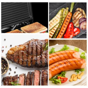 Electric Sandwich Maker Panini 750W Waffle Maker Cooking Kitchen Appliances Breakfast Waffles Machine Non-stick Iron Pan Sonifer - Image 2