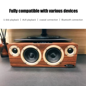 Ibass 90W High quality Bluetooth Speaker Wooden Desktop K-song Audio Mobile Phone Computer Car TV Home Multifunctional Subwoofer - Image 3